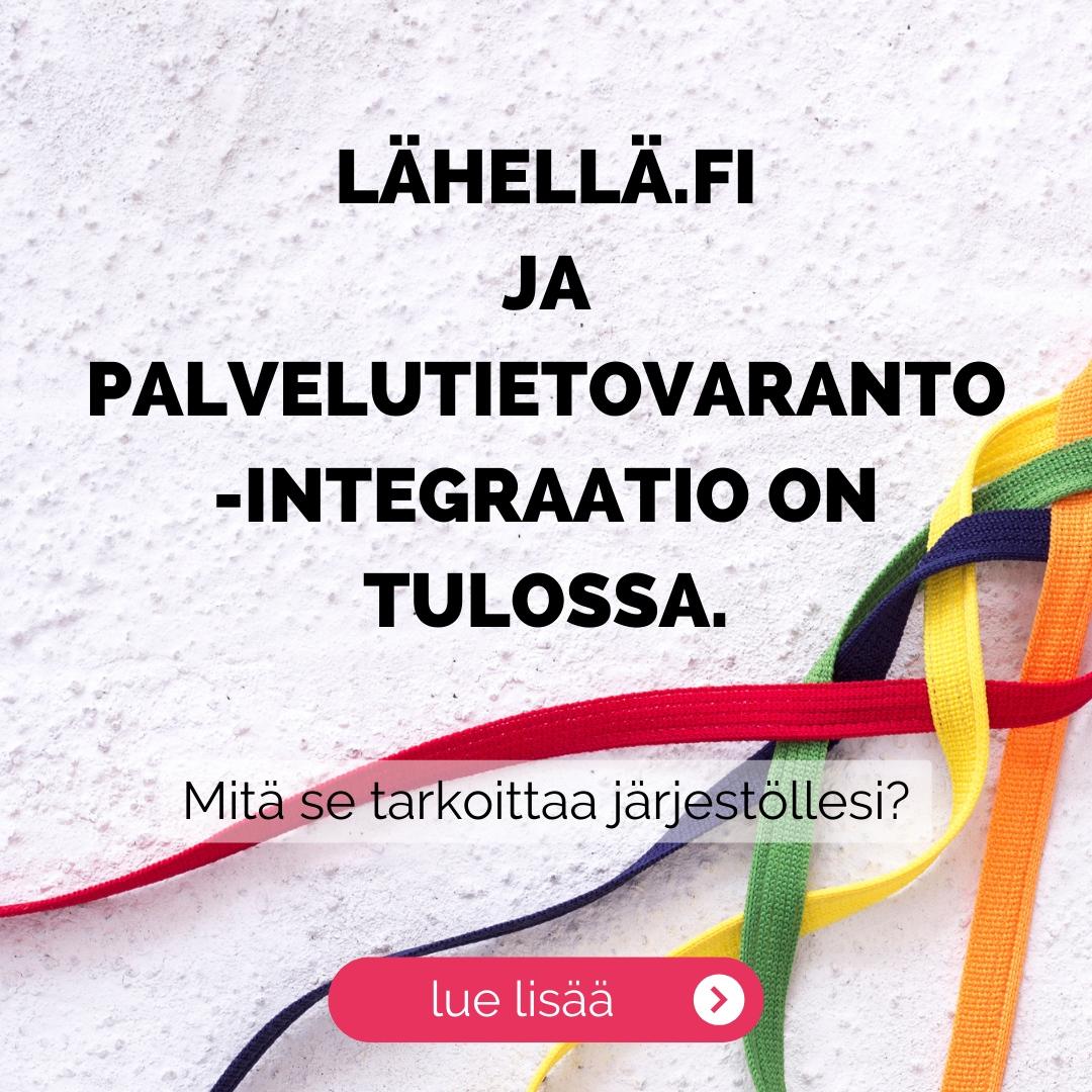 Järjestöjen Toiminnan Kuvaaminen – Mahdollisuuksina Lähellä.fi Ja PTV ...